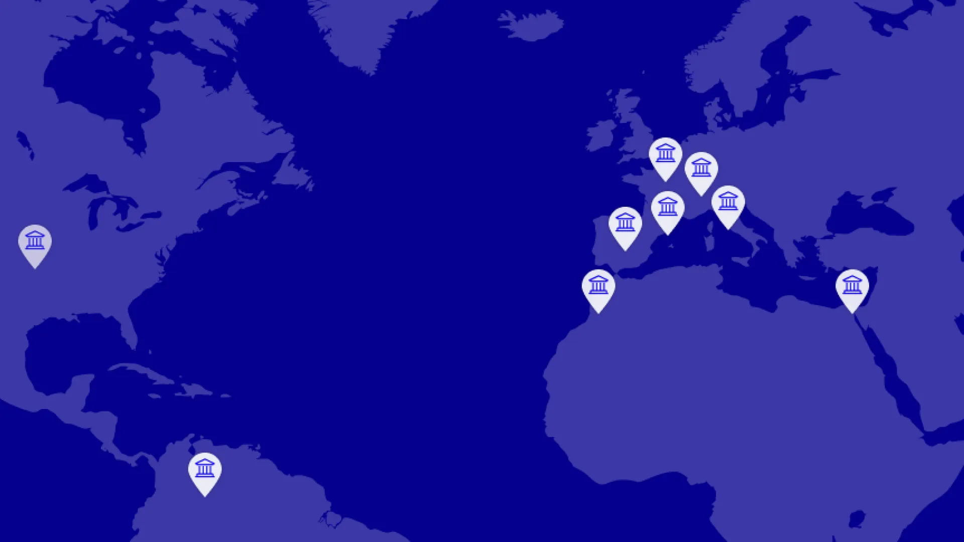Mapa planeta formacion universidades