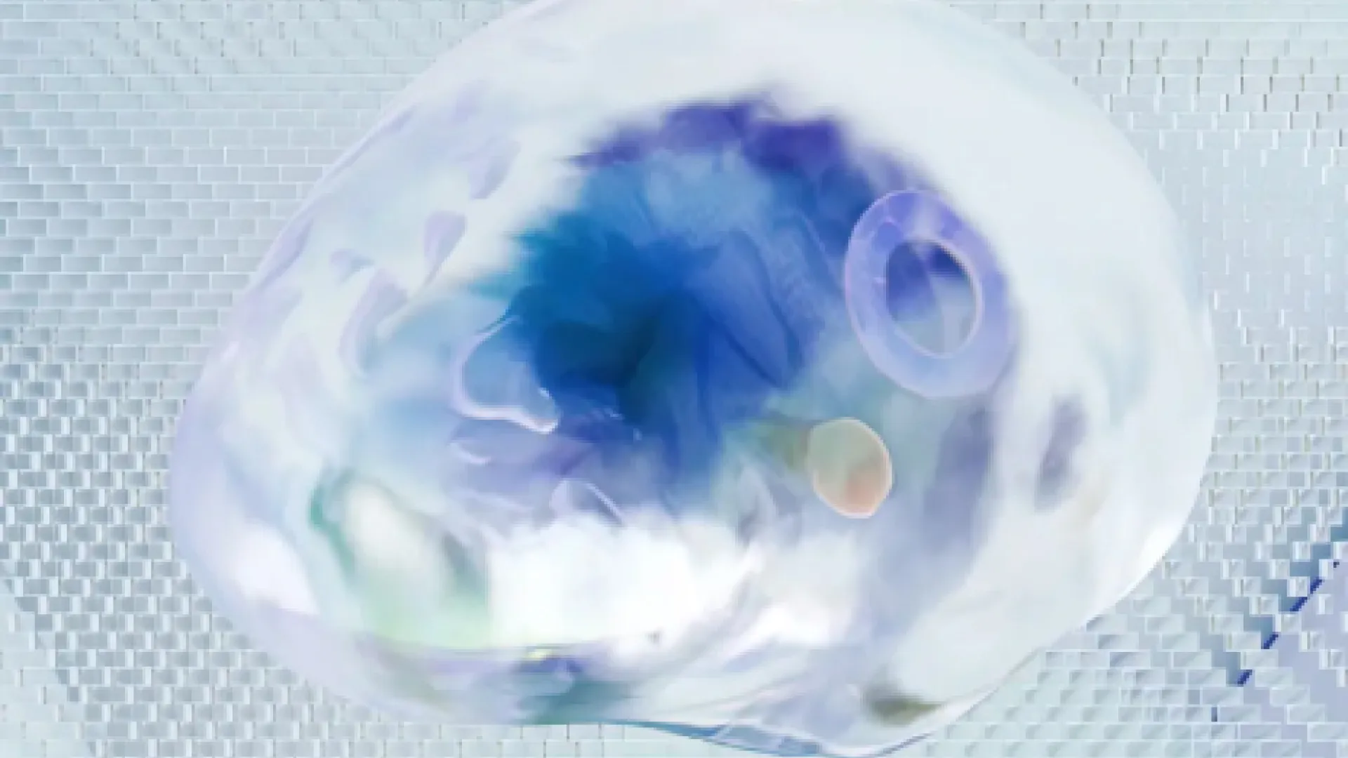 imagen digital de una forma orgánica abstracta