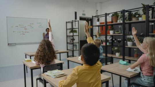 Alumnos durante una clase,