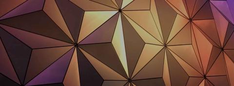 imagen digital de una estructura poliédrica