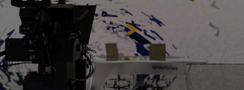 estudio de grabación de un programa de antena 3