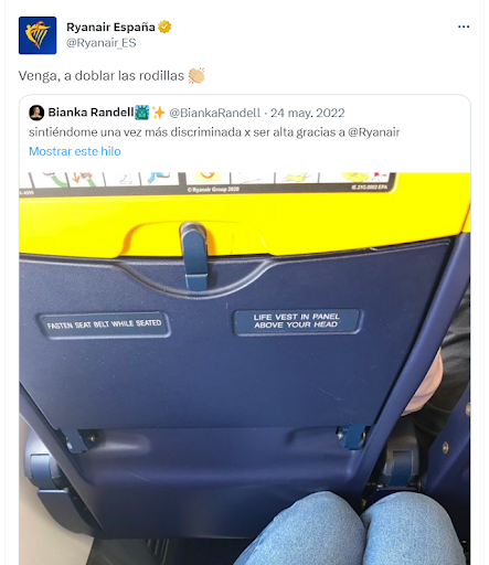 Tweet RyanAir.