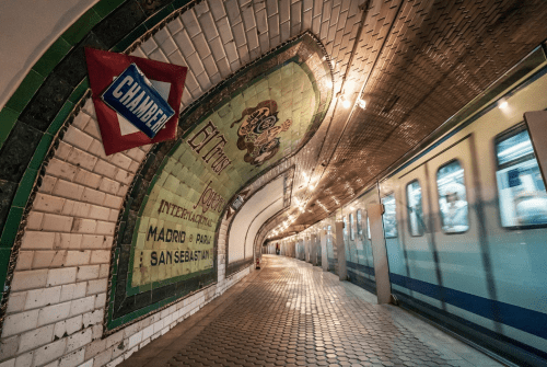 Estación fantasma de Chamberí.