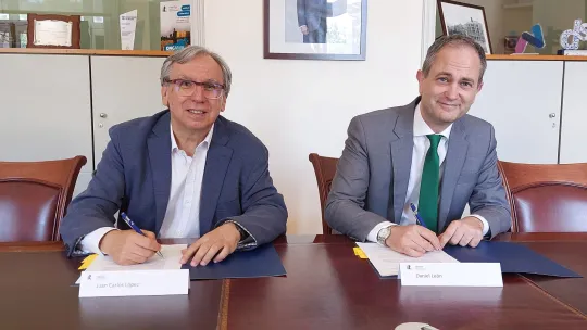 UNIE Universidad y el COIT firman un convenio de colaboración