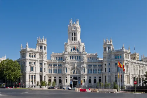 Fachada del Palacio de Comunicaciones.