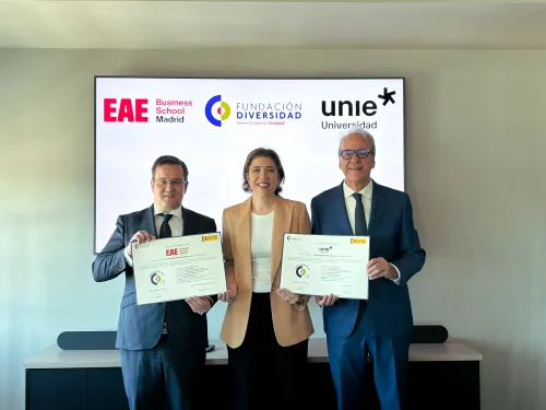 UNIE Universidad y EAE Business School Madrid se adhieren a la Carta de la Diversidad UNIE Universidad y EAE Business School Madrid se adhieren a la Carta de la Diversidad